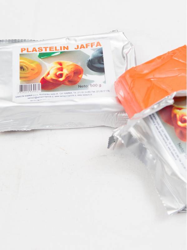 Plasticine Jaffa, orange 500g
