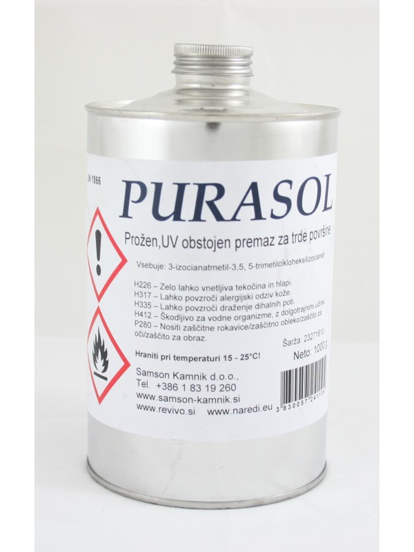 PURASOL UV stable polyurethane coating 1000 ml