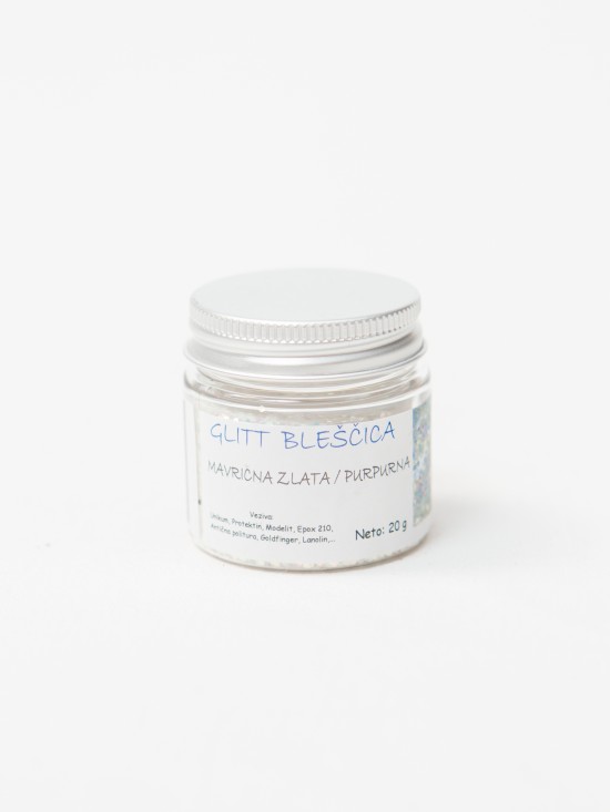 EFFECT GLITTER Rainbow Golden purple 20 g