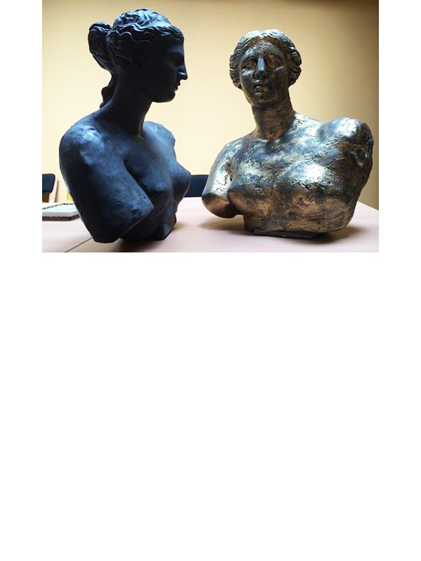 Hard polyurethane foam Solida primer statue