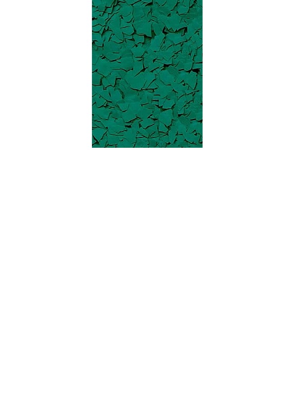 FLECKED Color Chips for EPOXY and WALL PAINTS, turquoise green