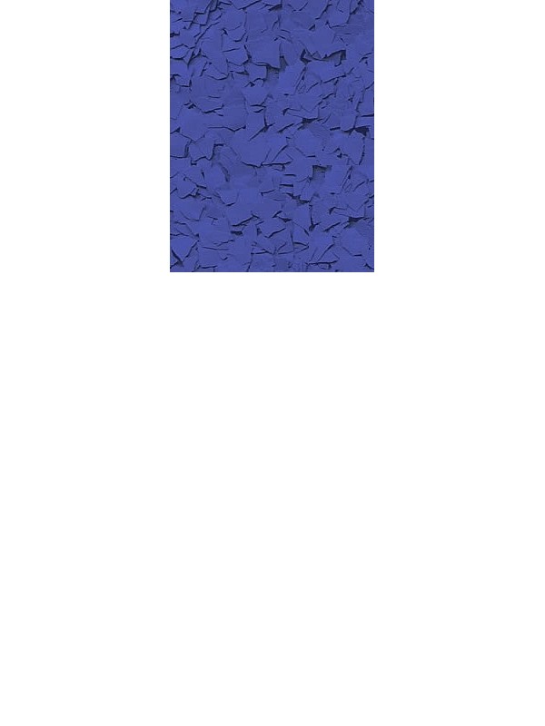 FLECKED Color Chips for EPOXY and WALL PAINTS, ultramarine blue