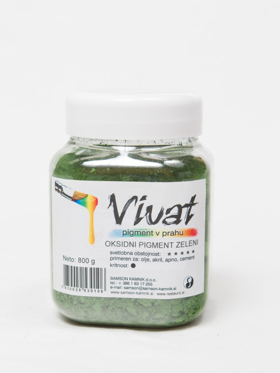 VIVAT oksidni/anorganski pigment ZELEN 800g