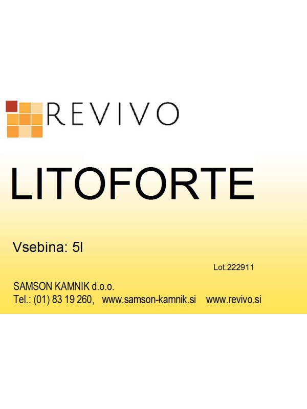 LITOFORTE Litijevo vodno steklo    5l