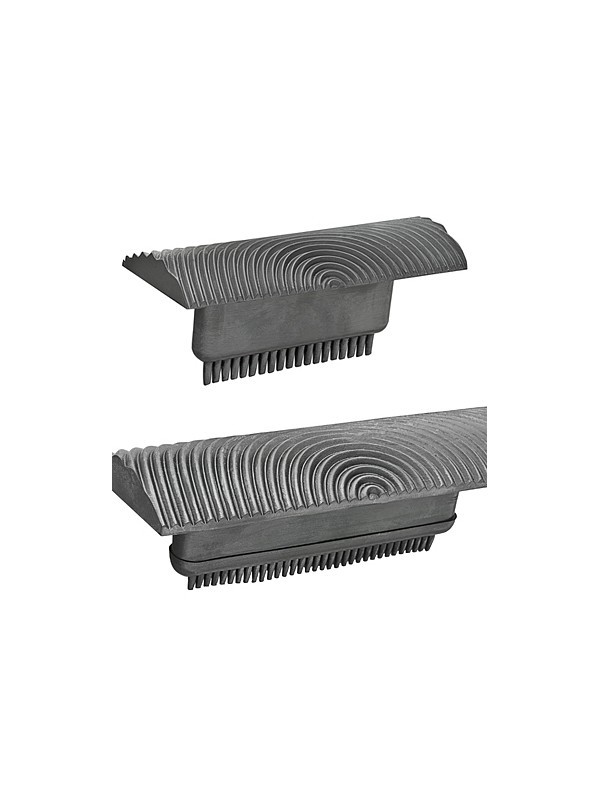 ŠABLONA strukturna za les  gumijasta   10 cm