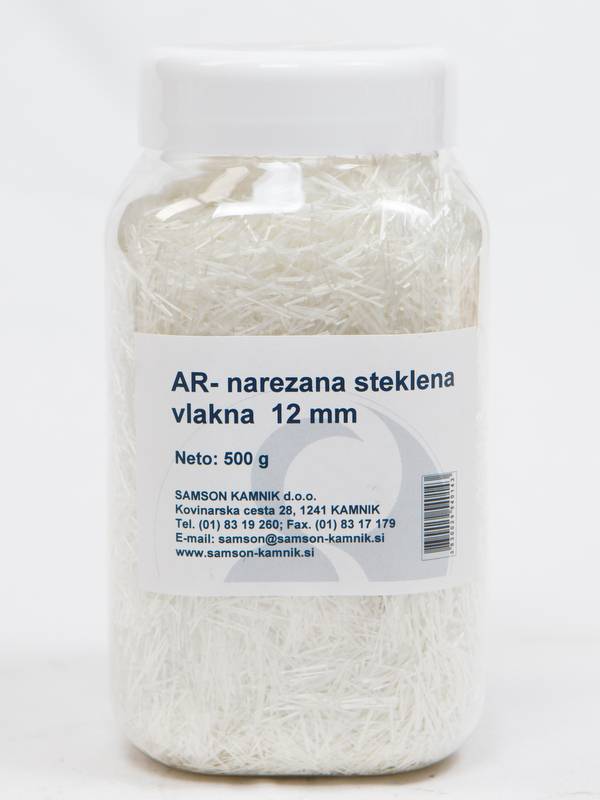 AR narezana steklena vlakna 12 mm 500 g