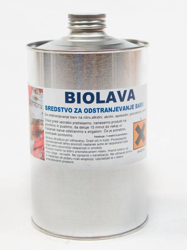 BIOLAVA environment friendly paint stripper 1l