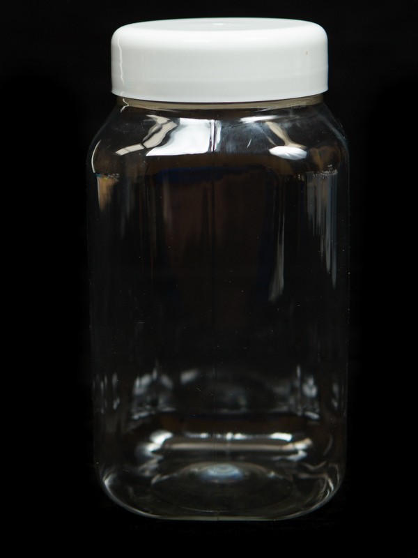 PET square can 1500 ml
