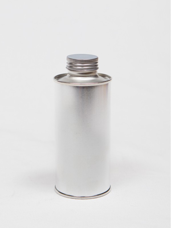 METAL container with srew on lid 200 ml