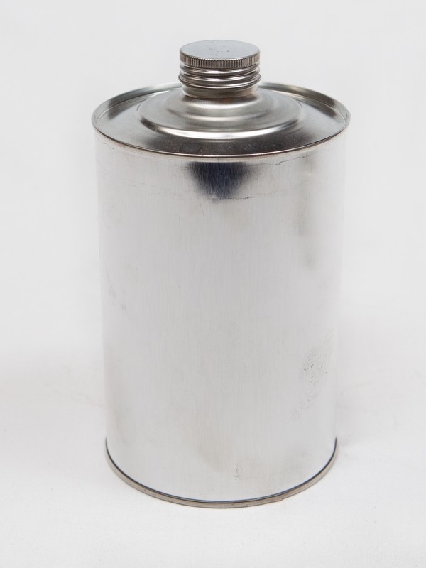 METAL container with screw on lid 1000 ml