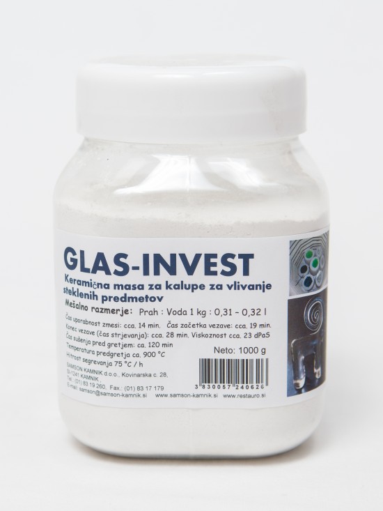 GLASS INVEST za ulivanje stekla 1 kg