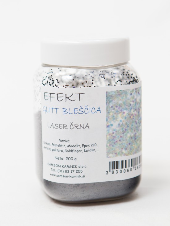 GLITT BLEŠČICA  LASER - ČRNA  200 g