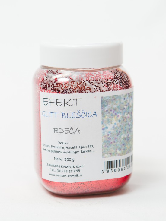 EFFECT GLITTER Red 200 g