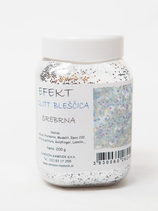 GLITT BLEŠČICA    SREBRNA     200 g