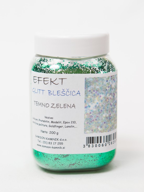 EFFECT GLITTER Deep green 200 g