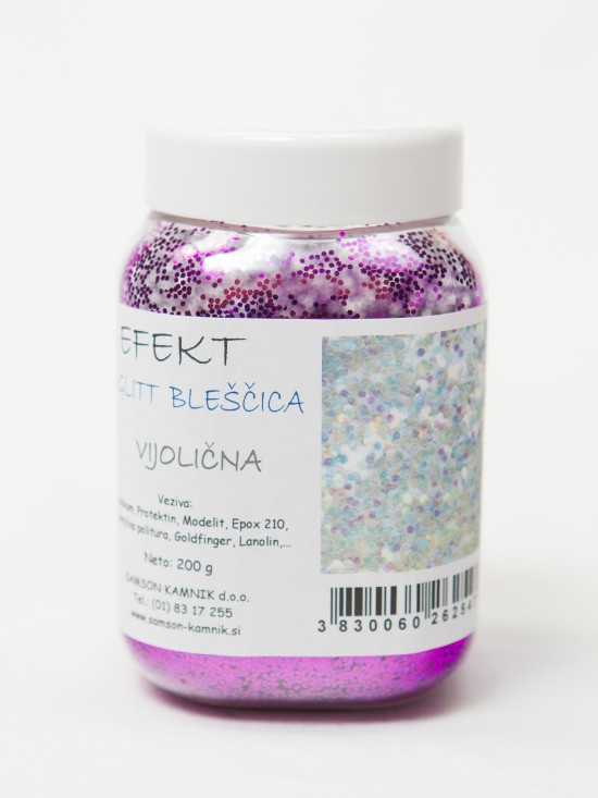 GLITT BLEŠČICA   VIJOLIČNA  200 g