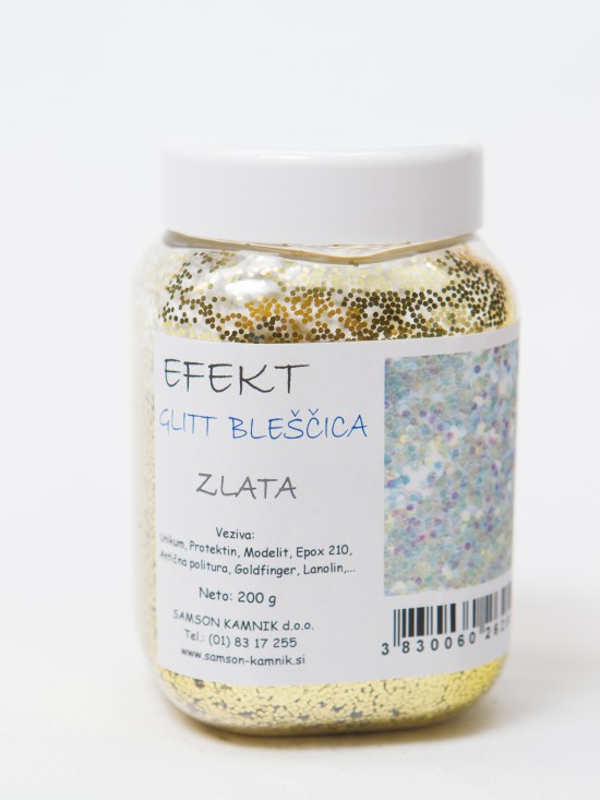 EFFECT GLITTER Gold 200 g