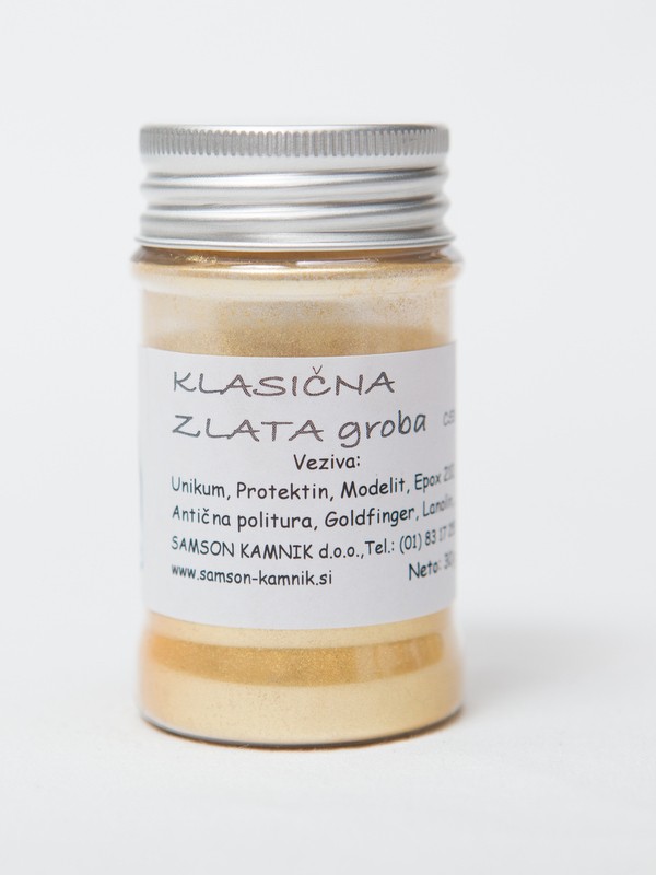 PERLA klasična zlata groba C53 30 g