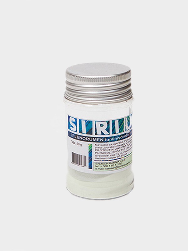 SIRIUS -  zelenorumen luminiscentni pigment      50 g