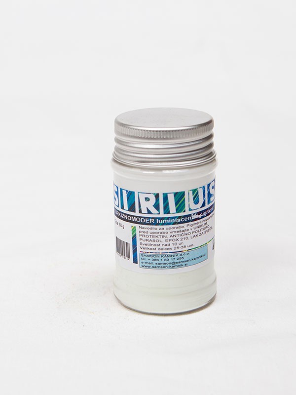 SIRIUS - turkiznomoder luminiscentni pigment       50 g