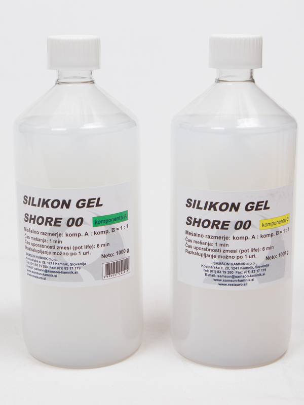 Silicone gel Shore 00 1 kg + 1 kg