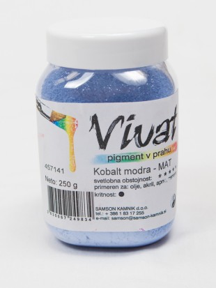 VIVAT oksidni/anorganski pigment KOBALT MODRA MAT 250 g