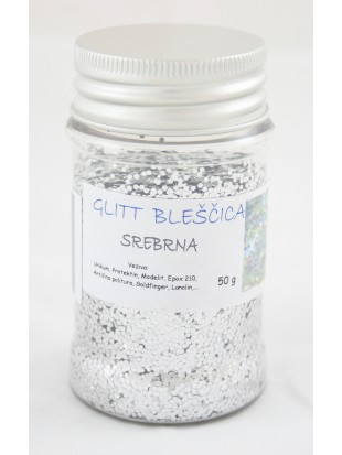 EFFECT GLITTER Silver 50 g