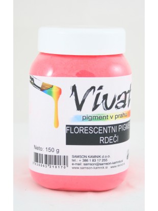 Florescentni pigment RDEČ 150 g, 500 ml
