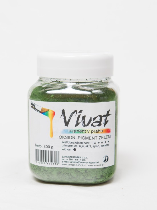 VIVAT oksidni/anorganski pigment ZELEN         800g