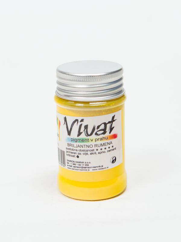 VIVAT organski pigment Briljantno rumena 30 g
