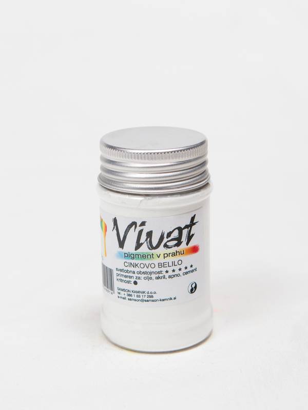 VIVAT pigment oksidni / anorganski Cinkovo belilo 50g
