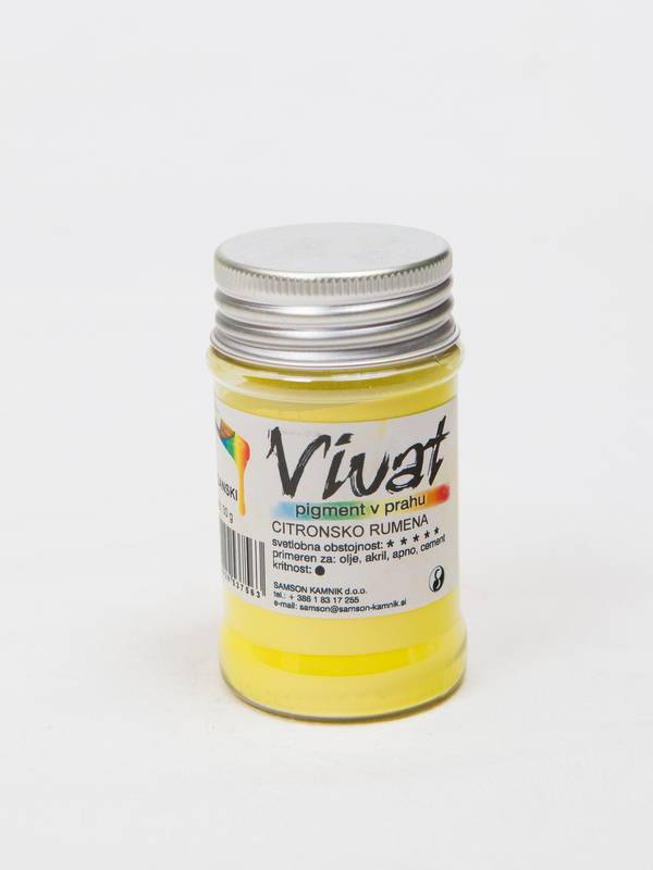 VIVAT organski pigment Citronsko rumena 30 g