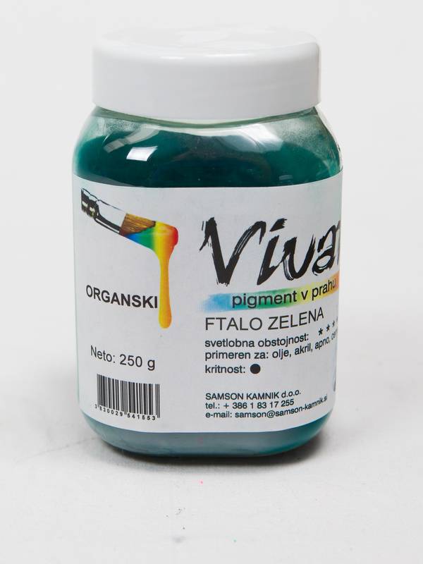 VIVAT organski pigment Ftalo zelena 250 g