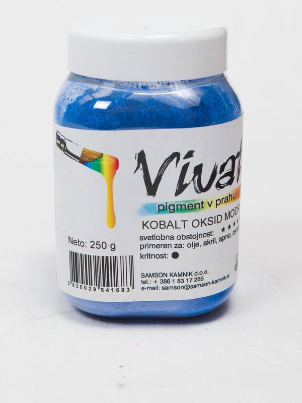 VIVAT pigment oksidni/anorganski kobalt oksid modri 250g