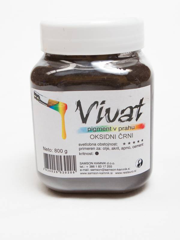 VIVAT oksidni / anorganski pigment Oksidni črni 800 g