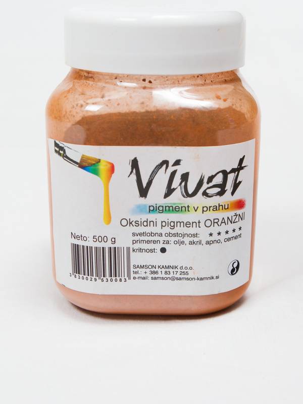 VIVAT oksidni / anorganski pigment Oksidni oranžen 500 g