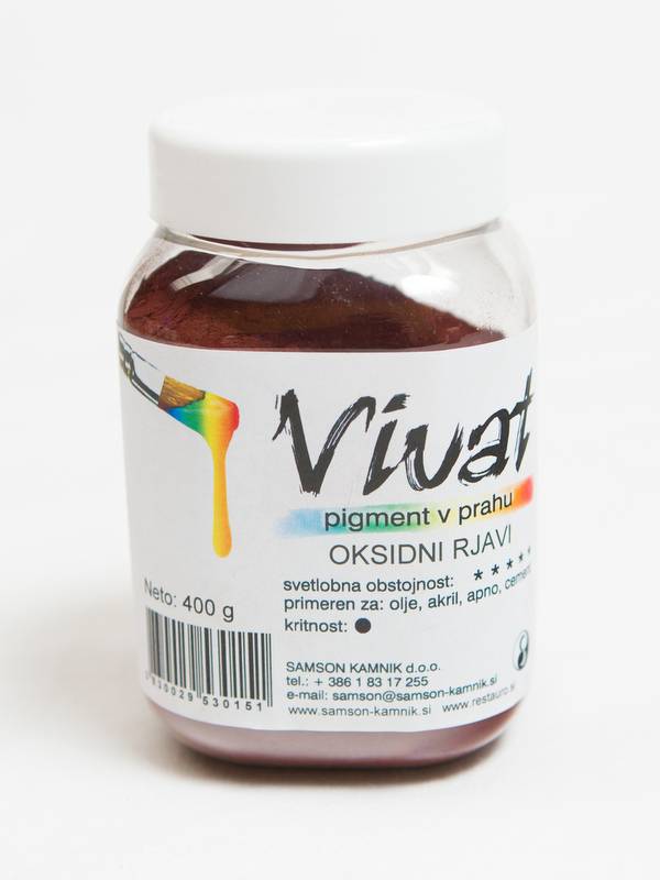 VIVAT oksidni / anorganski pigment Oksidni rjavi 400 g