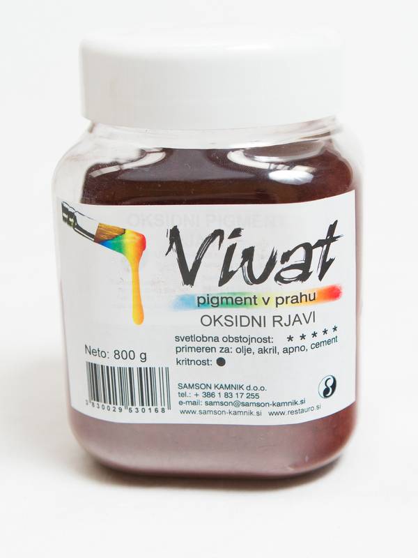 VIVAT oksidni / anorganski pigment Oksidni rjavi 800 g
