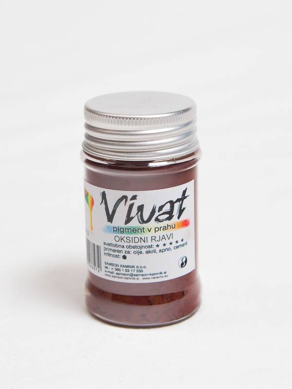 VIVAT pigment oksidni / anorganski Oksidni rjavi 80 g