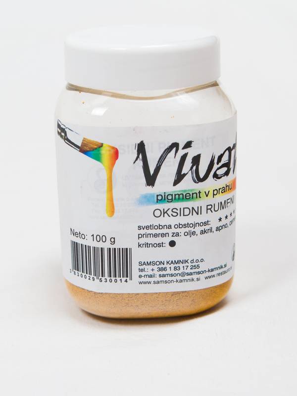 VIVAT oksidni / anorganski pigment Oksidni rumeni 100 g