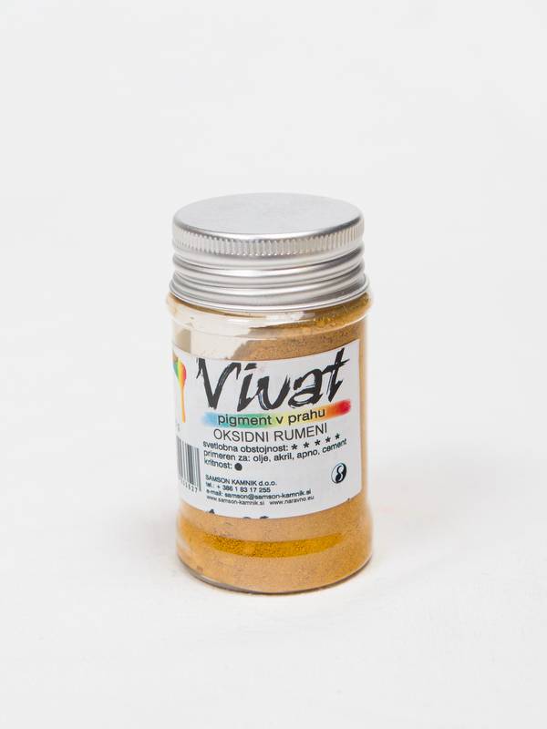 VIVAT oksidni / anorganski pigment Oksidni rumeni 25 g