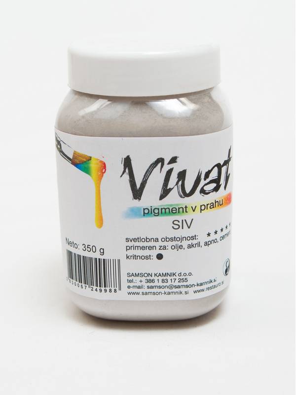 VIVAT pigment oksidni / anorganski oksidni siv 350g