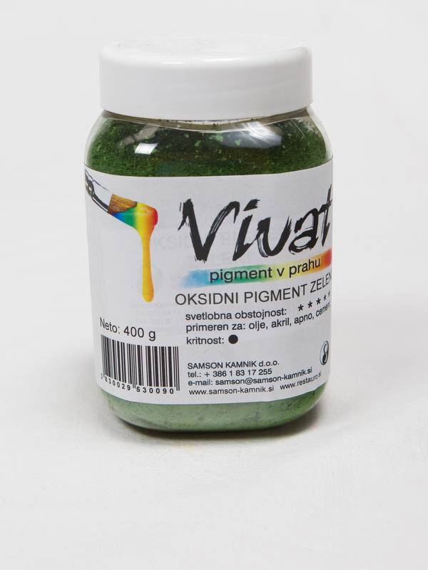 VIVAT oksidni / anorganski pigment Oksidni zeleni 400 g