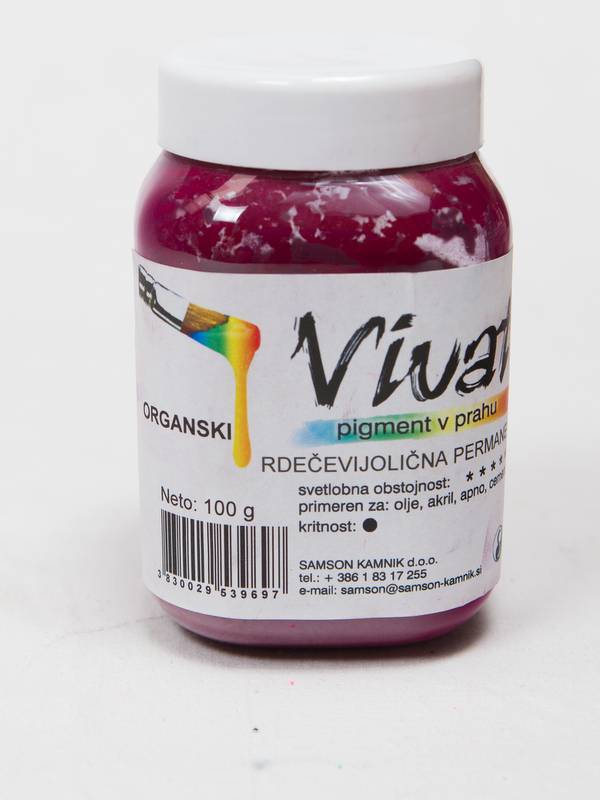 VIVAT organski pigment rdečevijolična permanent 100 g