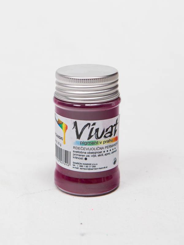 VIVAT organski pigment Rdečevijolična permanent 30 g