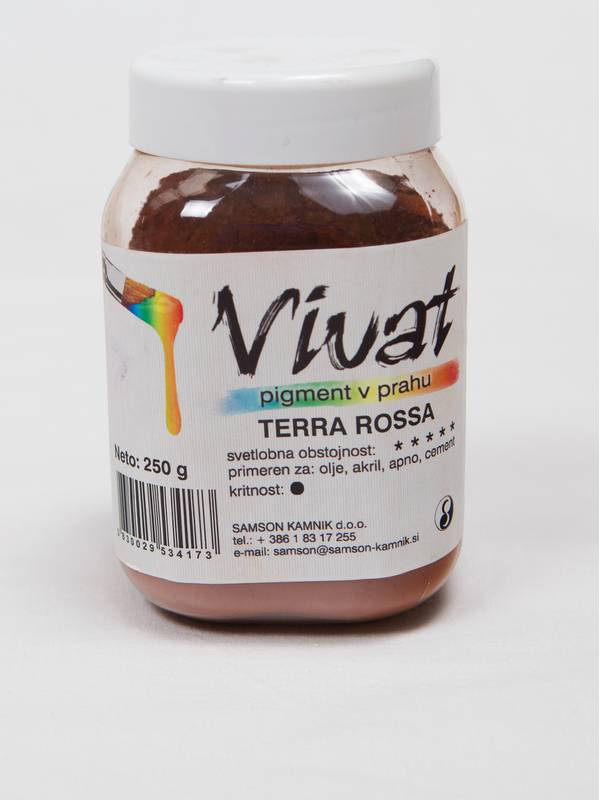 VIVAT pigment Naravna zemlja Terra Rossa 250g