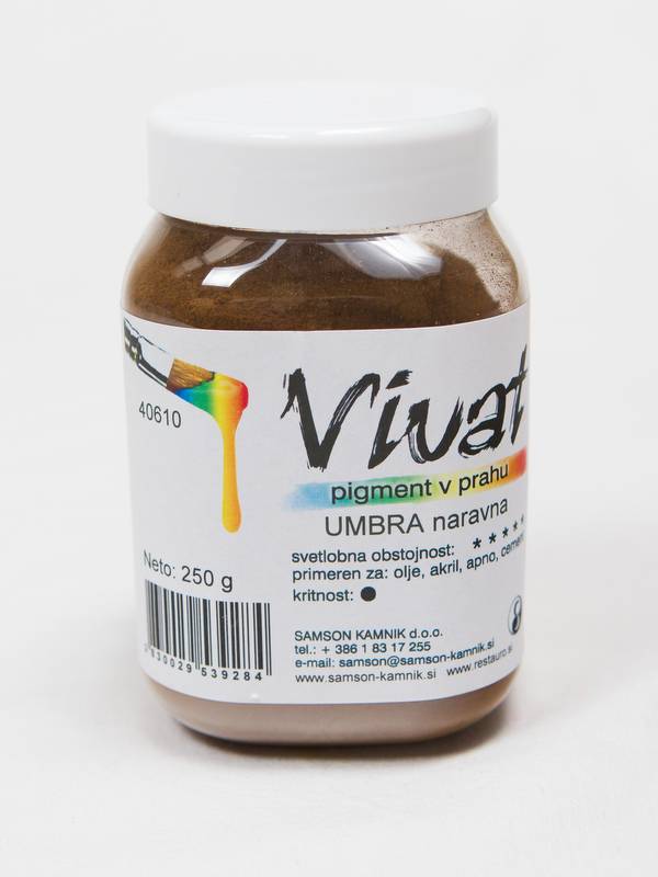 VIVAT pigment naravna zemlja Umbra naravna 250g