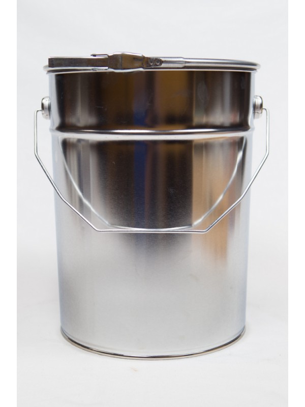 METAL bucket with lid 10 l