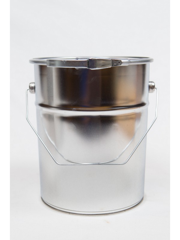 METAL bucket with lid 5 l