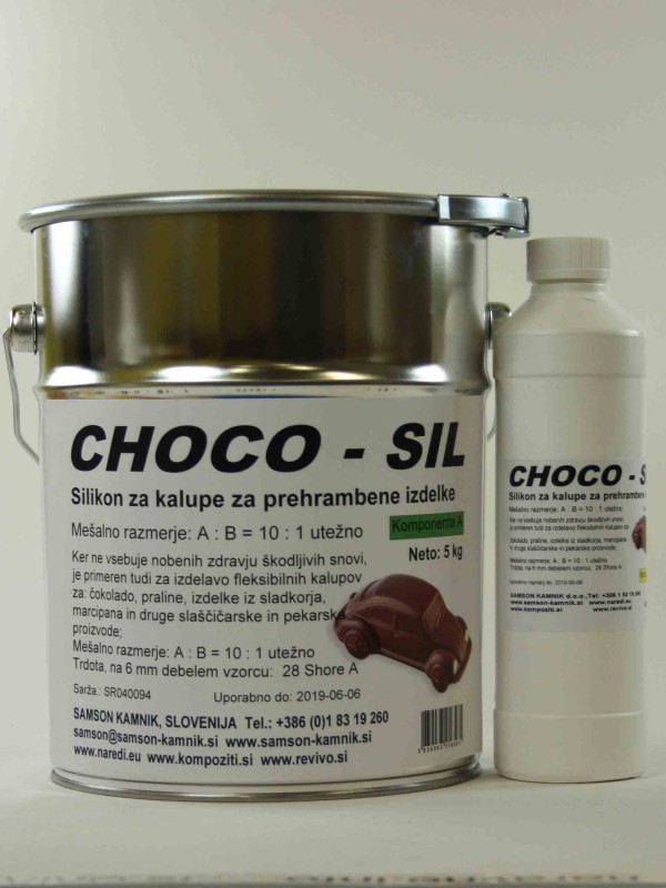 CHOCOSIL food grade silicone rubber 5 kg + 500 g